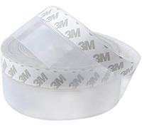 JEMESI Guarnizione autoadesiva Striscia di tenuta Stripping in silicone Guarnizione inferiore porta insonorizzata Antipolvere Porte e finestre Weather Stripping (45MM 10M / pezzo）