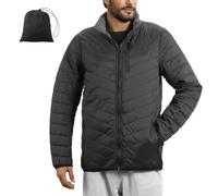 JEMIDI Giacca Leggera da Uomo - Piumino Leggero - Giubbotto Invernale - Puffer Jacket - Giubbino Mezza Stagione Super Light - Idrorepellente Isolante - 5 Tasche Zip Borsa Trasporto