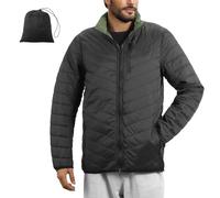 JEMIDI Giacca Leggera da Uomo - Piumino Leggero - Giubbotto Invernale - Puffer Jacket - Giubbino Mezza Stagione Super Light - Idrorepellente Isolante - 5 Tasche Zip Borsa Trasporto