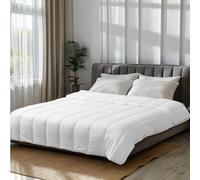 JEMIDI Piumone Una Piazza e Mezza - Piumino Invernale in Poliestere - Morbida Trapunta Una Piazza e Mezza - Piumone Caldo per Inverno - 200 x 200 cm - Pulizia Facile