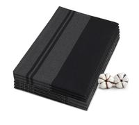 JEMIDI Strofinacci da Cucina - Canovacci 100% Cotone - Set di 6 Asciugapiatti 50 x 70 cm - Asciughini e Asciugamani da Cucina Moderni - Lavabili in Lavatrice - a Righe e Quadretti