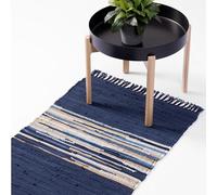 JEMIDI Tappeto Lavabile in Lavatrice 60x90 cm - Passatoia Cucina - Tappeto per Soggiorno Salotto - Scendiletto Camera da Letto - Tappeti Cotone Lavabili - Tappeti Bagno Moderni
