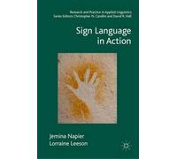 Jemina Napier Lorraine Leeson Sign Language in Action (Tascabile)