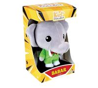 Jemini | Peluche Babar 13 cm | Gamma Kid'Collect | Re Babar dolce e maestoso | Marchio francese | Colori vivaci | Peluche da collezionare | Compagno d'infanzia | Idea regalo per bambini
