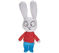 Jemini - Peluche del coniglio Simone, +/- 27 cm, 023429, bianco/blu/rosso