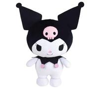 Jemini | Peluche Kuromi 40 cm | Cuscino morbido bianco e nero | Doudou Baby Lavabile | Licenza Ufficiale Sanrio | Giocattolo di Risveglio Kawaii Dalla Nascita | Idea Regalo Bambino Compleanno Natale |