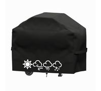 Jemkgeik Copertura Barbecue da Esterno,Copri barbecue da Esterno Impermeabile,Telo Copri Barbecue Esterno,Anti Pioggia Polvere Sole Neve Pioggia Feci di Uccelli Tessuto (145X61X117 CM)