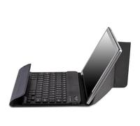 Jemora Custodia universale per tablet da 10,1 pollici con tastiera BT, Bluetooth, Custodia protettiva con copertura magnetica, Custodia per tablet, Compatibilità universale, Tastiera