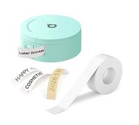 Jemora L1 Plus Label Maker Mini Stampante Termica Tascabile All in One BT Connect Prince Tag DIY Date Journal Studio Etichettatrice per Adesivi con 1 Rotolo di Nastro Bianco per Ufficio Casa
