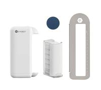 Jemora PrintPods Stampante portatile Mini stampante portatile a getto d'inchiostro per tatuaggi con cartuccia d'inchiostro blu navy delicata sulla pelle Funzione BT Controllo APP compatibile con