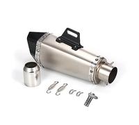 Jemora Silenziatore di Scarico per Moto da 1,5-2 '' Tubi di Scarico universali Silenziatore Tubo di Coda Stile Moda Sostituzione Resistente alle Alte Temperature per Moto ATV ZX6R 10R Z900 Z800 R3