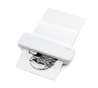 Jemora Stampante a trasferimento termico portatile A4 Connessione wireless e USB con computer portatile 56 mm/77 mm/107 mm/210 mm/216 mm (2 pollici/3 pollici/4 pollici/8 pollici/8,5 pollici) Formato c