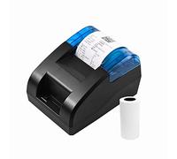 Jemora Stampante termica per scontrini da 58 mm Stampante per connessione wireless USB e BT desktop Stampa di codici a barre Logo con 1 rotolo di carta all'interno Compatibile con iOS Android