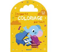 J'emporte mon coloriage partout - Eléphanteau