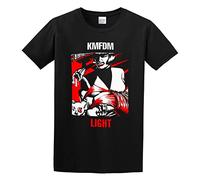 JemTo Men's KMFDM Light Cotton T-Shirt Black 3XL
