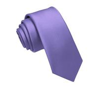 JEMYGINS Cravatta da uomo, 6 cm, extra seta, disponibile in vari colori, Viola lavanda, slim