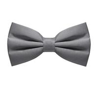 JEMYGINS Papillon da uomo disponibile in tinta unita, grigio scuro, M