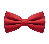 JEMYGINS Papillon da uomo disponibile in tinta unita, Rosso intenso, M
