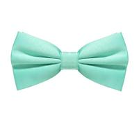 JEMYGINS Papillon da uomo disponibile in tinta unita, verde chiaro, M
