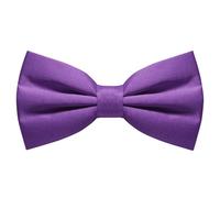 JEMYGINS Papillon da uomo disponibile in tinta unita, Viola luminoso, M