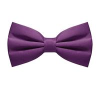 JEMYGINS Papillon da uomo disponibile in tinta unita, Viola scuro, M