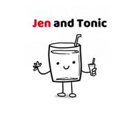 Jen and Tonic Notebook: A Journal for Spirited Ideas | Lined A5 Notepad for Gin Lovers & Cocktail Recipes | Punderful People Series | 120 Pages
