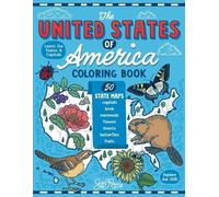 Jen Racine The United States of America Coloring Book (Tascabile)