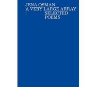 Jena Osman A Very Large Array (Tascabile)