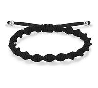 JENDEAR SHINE Bracciale Intrecciato Donna Uomo Bambina Ragazzo Bracciale Corda Regolabile Gioielli Fatti A Mano Compleanno Amicizia Coppia Regalo Rosso Nero Braccialetto Fortunato
