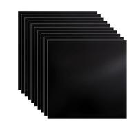 Jenivaint Carta di Prova per Incisione Autoadesiva 18x18 Cm Che Cambia | Fogli di Marcatura Neri Sfumati per Calibrazione, Test di velocità di Potenza, Macchine da Taglio Ottico, Uso in Fabbrica