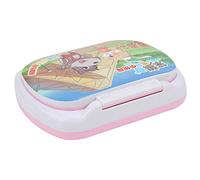 Jenivaint Computer per Bambini Apprendimento Laptop Giocattolo Tablet in Plastica Prescolare con Lettere Parole Matematica Musica Tastiera in Gomma 12,5 X 10 X 7,5 Cm per Bambini Dai 3 Anni in su