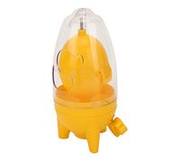 Jenivaint Estrattore Manuale per Uova Strapazzate, Miscelatore Portatile per Tuorlo D' con Cuscinetto in Silicone per la Produzione di Uova (YELLOW)