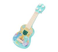 Jenivaint Giocattolo per Chitarra Ukulele per Bambini, Mini Strumento Musicale Giocabile a 4 Corde per Bambini, con un Simpatico Design a Tema e Angoli Arrotondati, per i Che (Modello di dinosauro)