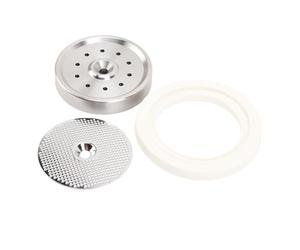 Jenivaint Kit Schermo per Macchina da Caffè, Ricambio per Serie 9 da 58mm | Piastra di dispersione in acciaio inossidabile, guarnizione in silicone per uso alimentare, elimina le perdite dalla testa