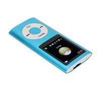 Jenivaint Lettore MP3 Portatile, Lettore Musicale con Audio Lossless con Bluetooth, Riproduzione di 8 Ore, Memoria Espandibile da 64 GB, Corpo in Lega di Alluminio, con Playlist e (BLUE)