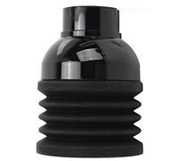 Jenivaint Macinacaffè Che Soffia Contenitore per Chicchi, Strumento per la | Reusable,Aluminum Alloy Silicone, Black, for Manuale Silenzio Specialita