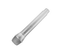 Jenivaint Microfono Realistico in Plastica, Microfono Finto per Karaoke, con Testa in Rete Simulata e Interruttore, Design Portatile Leggero, per Esercitazioni Vocali Sul Palco di Feste per Bambini