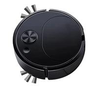 Jenivaint Mini Robot Aspirapolvere, Compatto 3-in-1 Spazzola e | Basso Rumore Ricaricabile, Funzionamento Silenzioso per Ufficio Domestico, Corpo Sottile 16,5 Cm per Spazi Ristretti,