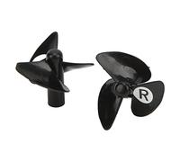 Jenivaint Pala Dell' RC da 2 Pezzi, Plastica Resistente Agli Urti con Isolamento Positivo Negativo, con Design Leggero e Durevole per la Sostituzione della Barca da Pesca Fly