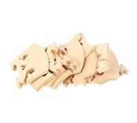 Jenivaint Ponte per Violino 10 Pezzi, Ponte di Corde in Legno di Acero a Forma di Cuore per Violini in Stile Barocco, Regolazione Precisa per il Miglior Timbro (Colore legno 4/4)