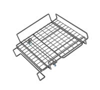 Jenivaint Prolunga per Ripiano Organizer per Porta Dell'armadio, Scaffale Pieghevole Salvaspazio in Acciaio Inossidabile e Estensione del Bancone per il Ripiano Dell'armadio da Cu (Colore originale)