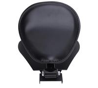 Jenivaint Sedile Monoposto per Moto Sedile a Molla in Ecopelle Marrone con Schiuma di Neoprene e Imbottitura Monoposto con Staffa in Acciaio per Motociclisti Bobber da Turismo retrò Cruiser (BLACK)
