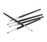 Jenivaint Set di Modellazione Argilla, 5 Pezzi Utensili con Punta in | Teste Morbide Bicolore per Modellare e Tracciare, Gambo in Legno con Punta in Metallo, Lunghezza Compatta 15 Cm, Ideale per