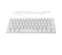 Jenivaint Tastiere e Penne per Presentazioni Tastiera USB Cablata Meccanica Ultrasottile Compatta con Retroilluminazione RGB 8 modalità Colore Anti Ghosting, per PC Laptop Gaming Digitazione Gaming
