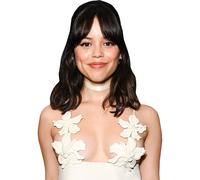 Jenna Ortega (White Dress) Half Body Buddy Cutout