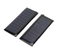 Jenngaoo 2 Mini Celle Solari 45mA 5V, Pannelli Solari Policristallini per Progetti Fai da Te, Casa, Giardino e Laboratorio Scientifico