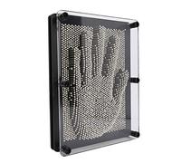 Jenngaoo 3D Pin Art Board Toy, Classic Handprint Face Impression Sculpture Shape Toy Classico 3-Dimensional Pin Art Board Giocattolo in Metallo(l)