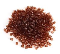 Jenngaoo 500 Pezzi Tazze di Cella di Allevamento Regina di Apicoltura, Tazze di Cella di Plastica Marrone Regina Allevamento di Api da Miele Forniture di Apicoltura - 10x10mm