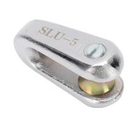 Jenngaoo Attrezzo Disinnesto Cavi con Cuscinetti 5T, Connettore per Trazione Cavi e Fune in Acciaio Lega 9.5cm per Linee Elettriche e Cablaggi Industriali