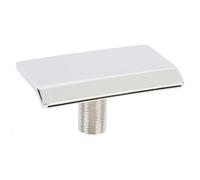 Jenngaoo Bocchetta Cascata Vasca Idromassaggio, Ugello Flusso Uniforme Acciaio Inossidabile G1/2 Filetto Esterno Montaggio a Parete per SPA Piscina Vasca da Bagno Giardino